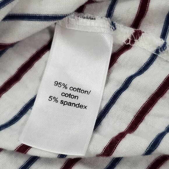 Maurices Large White Stripe Sleeveless Top - Picture 7 of 9